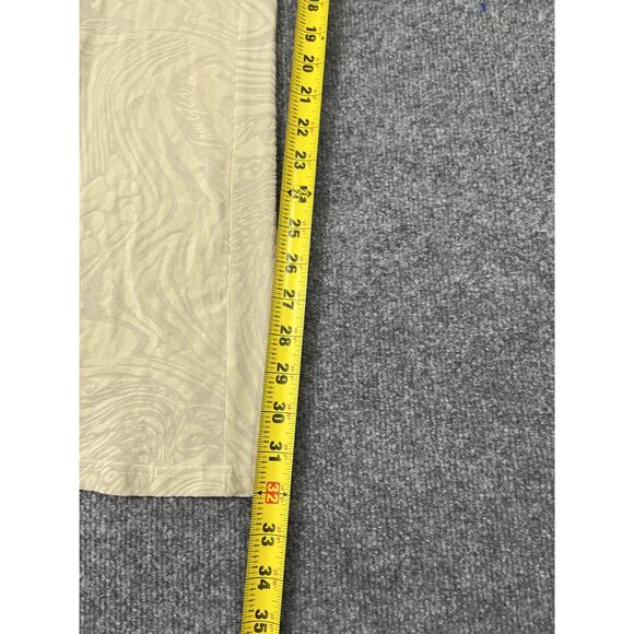 I. AM.GIA Amina Mesh Velvet Burnout Cut Out Low Rise Flare Groovy Pants 2XS Y2K - Picture 13 of 15